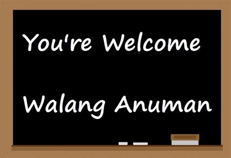 you're welcome in tagalog language|You're Welcome in Tagalog .